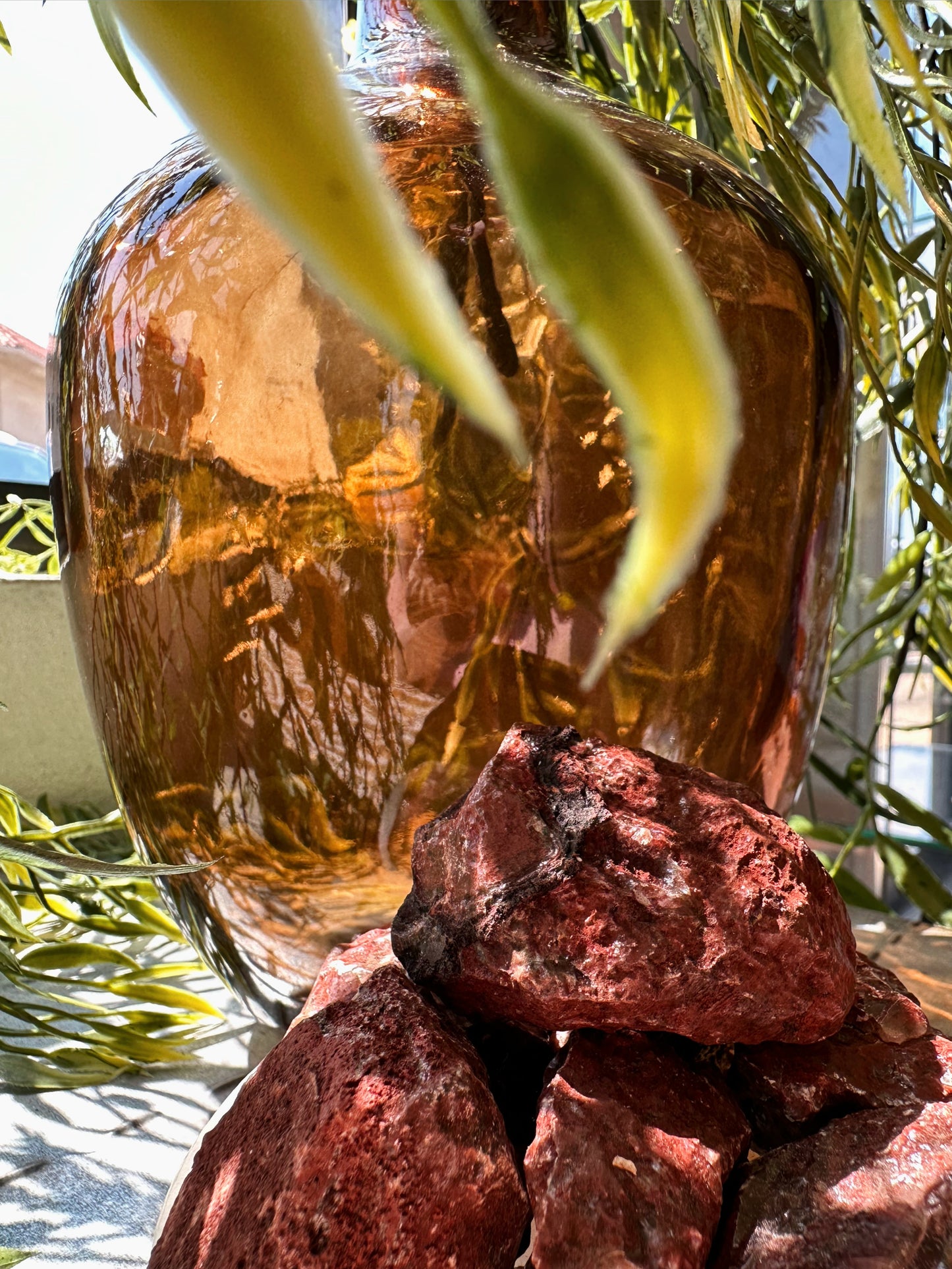 Red Calcite - Large Raw
