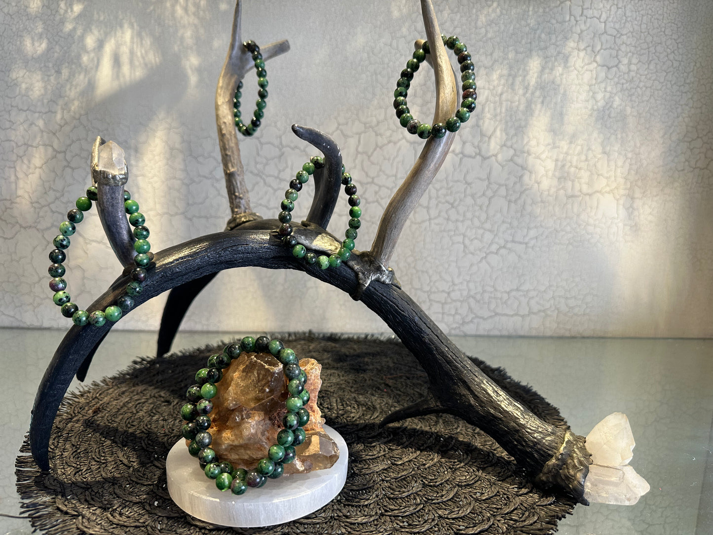 Ruby Zoisite Bracelets