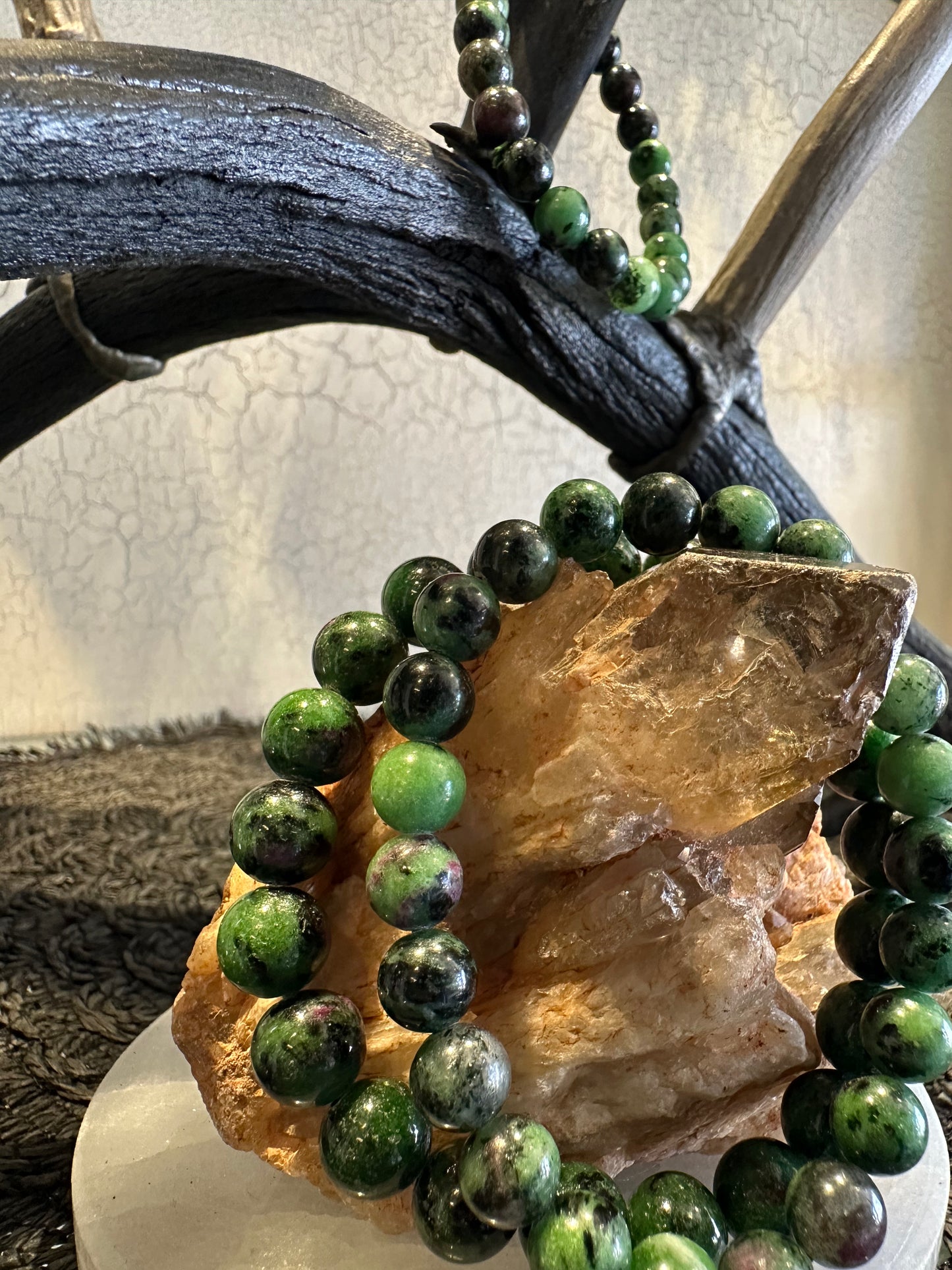 Ruby Zoisite Bracelets