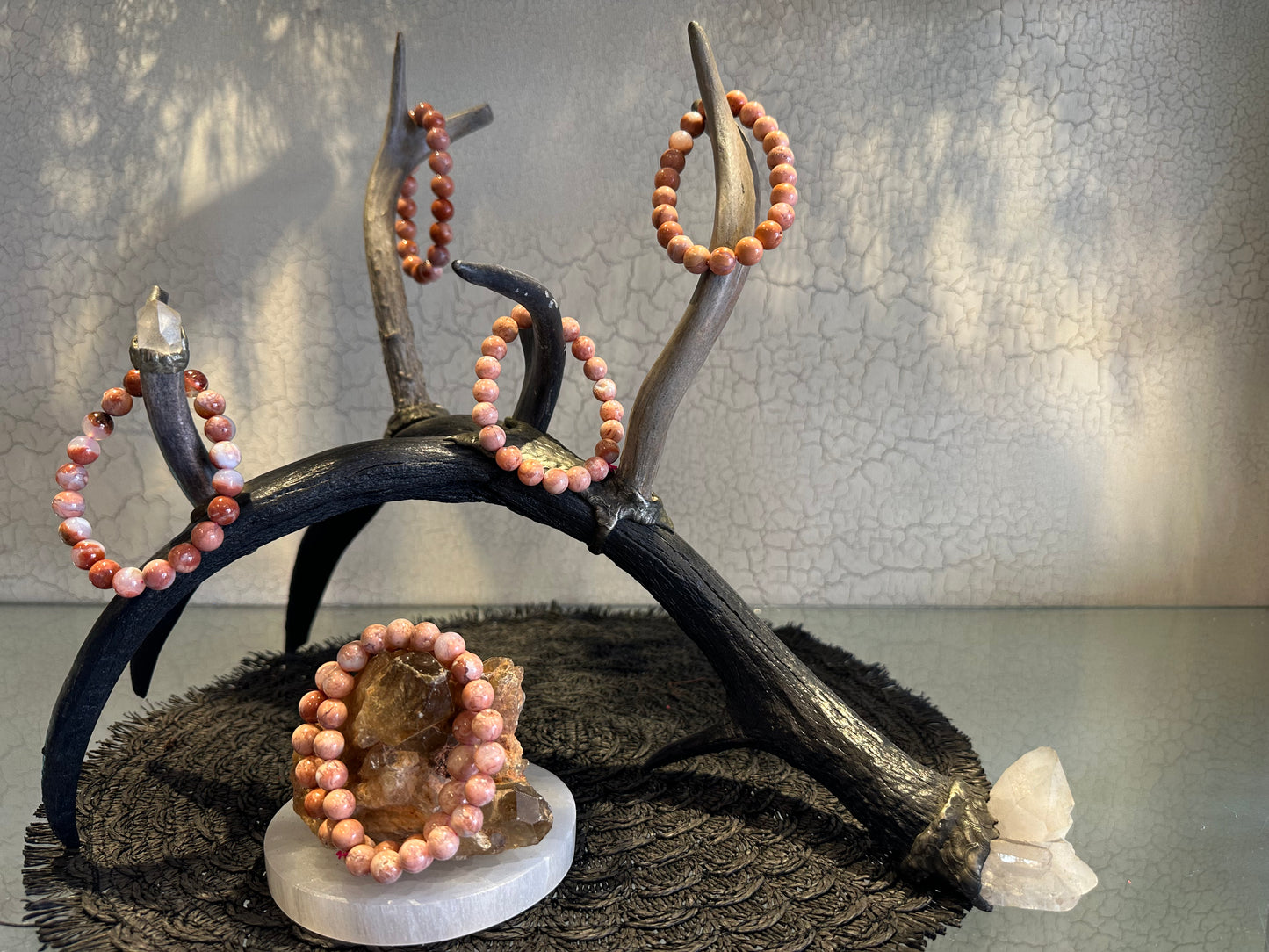 Pink Agate Bracelets
