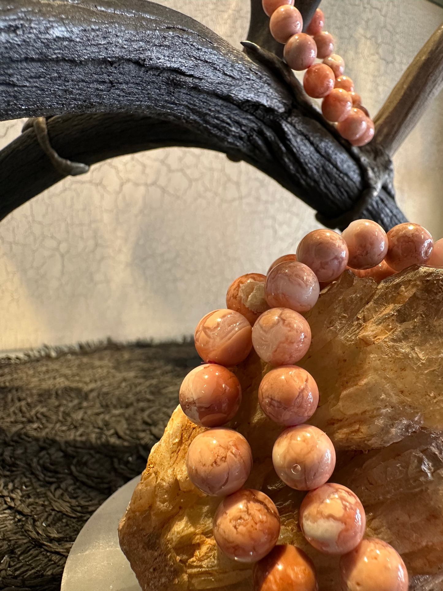 Pink Agate Bracelets