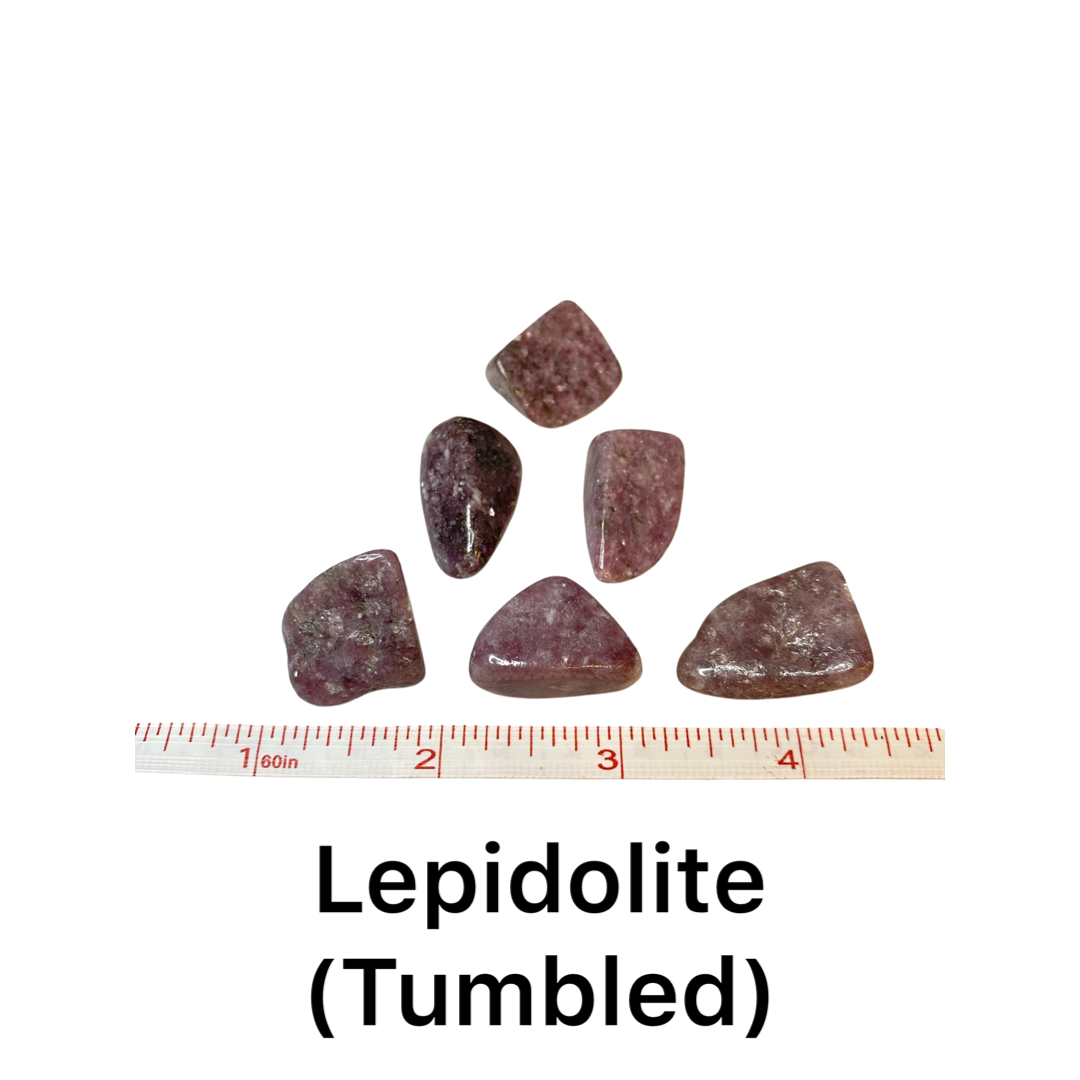 Lepidolite - Tumbled